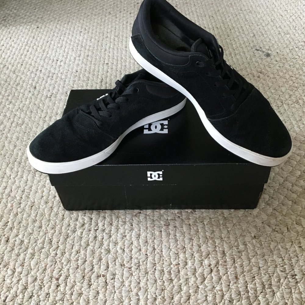DC Black Suede Sneakers